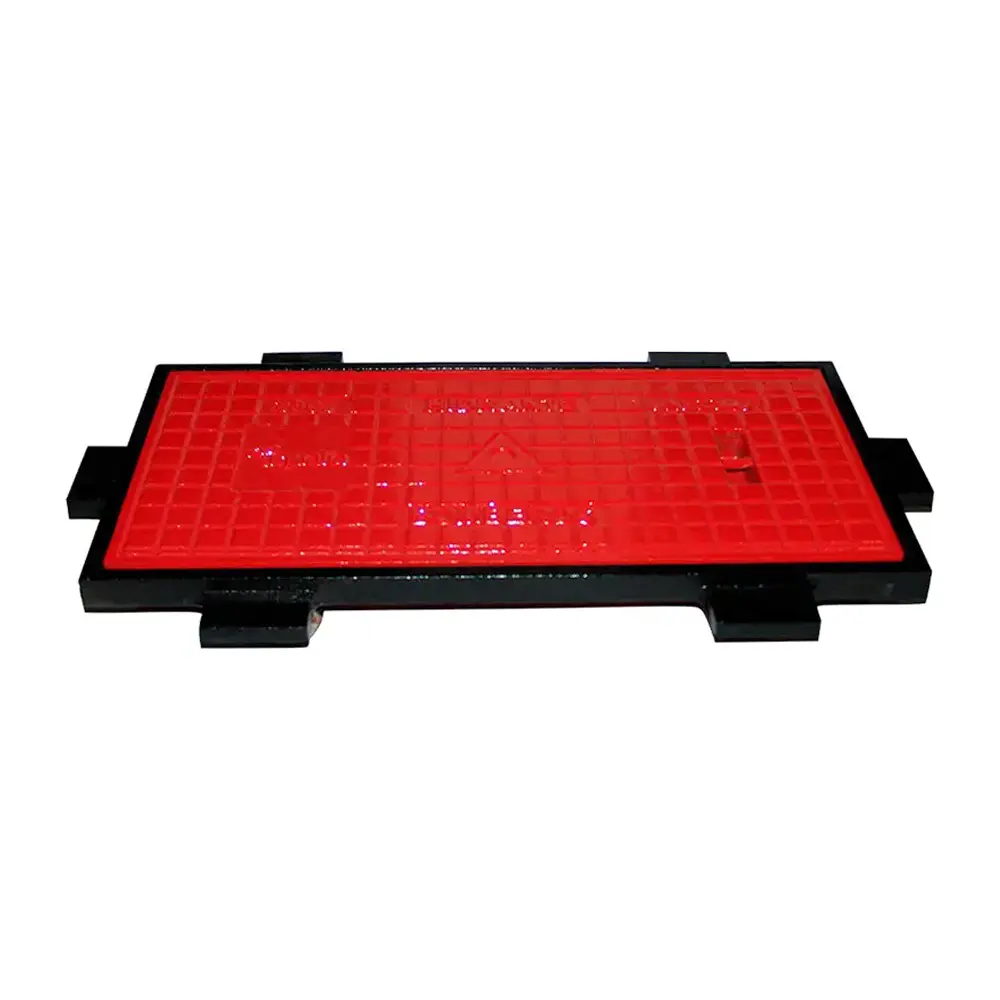 Cerco y tapa rectangular