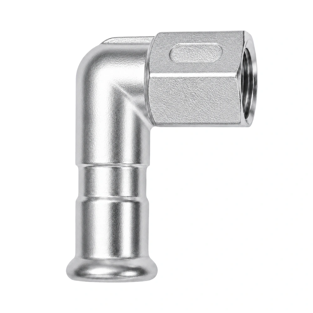 Codo 90º hembra escuadra inoxidable