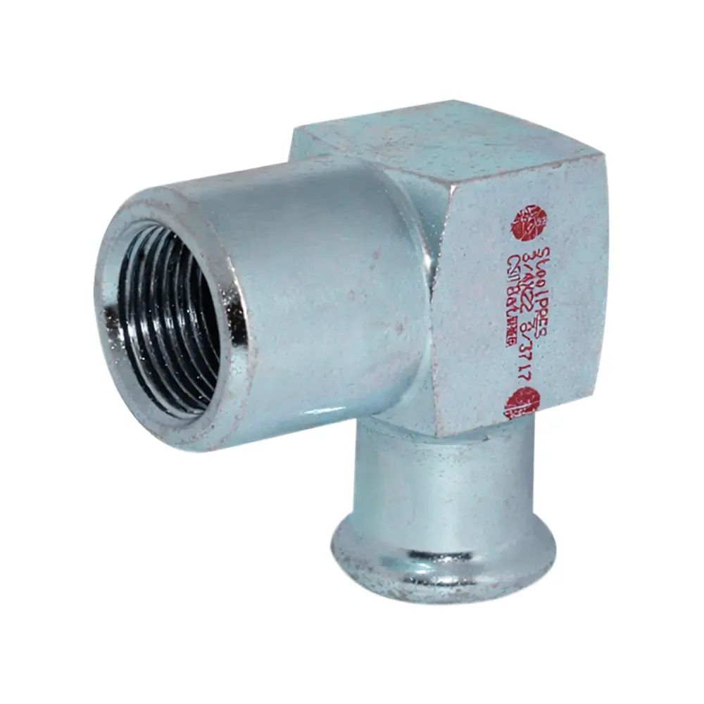 Codo 90º hembra escuadra acero al carbono