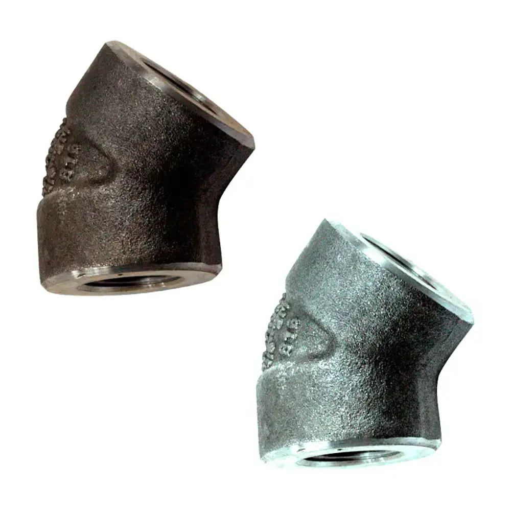 Codo 45º 3000 lbs roscado