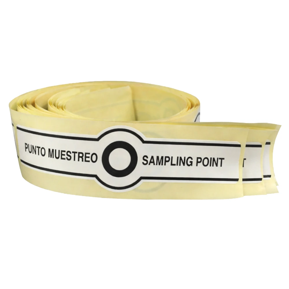 Etiqueta punto muestreo