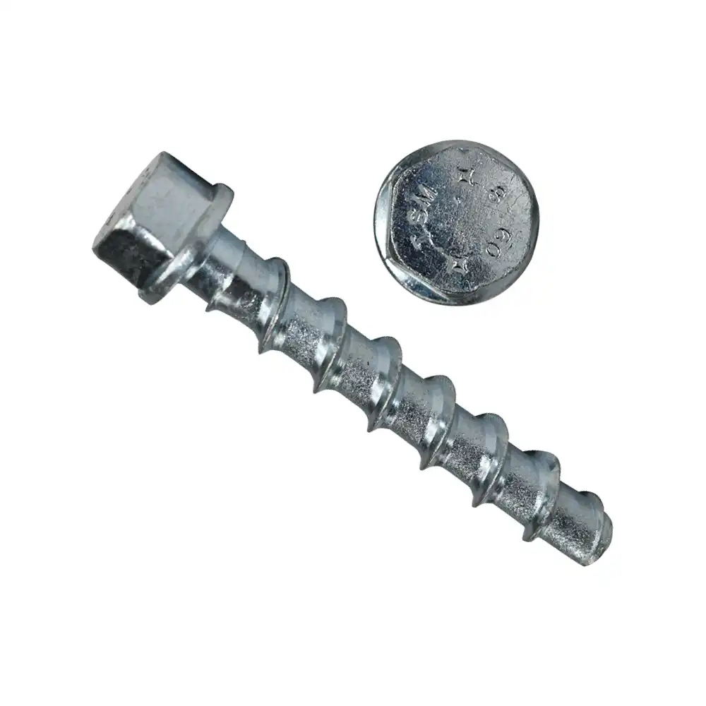 Tornillo hormigón<br>cabeza hexagonal