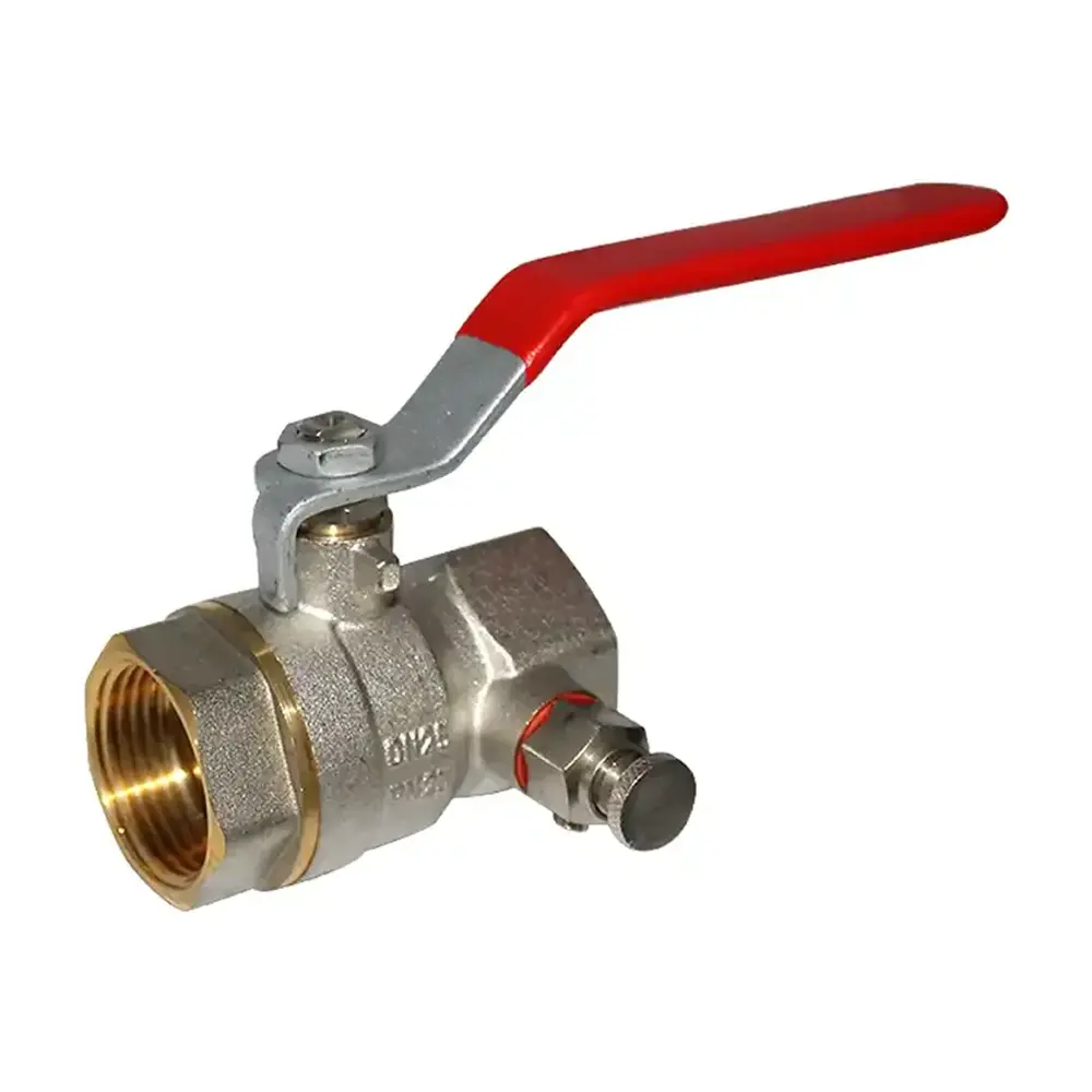 Válvula bola con toma manómetro HH PN25 