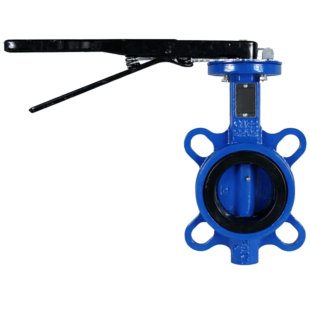 Válvula mariposa con palanca wafer