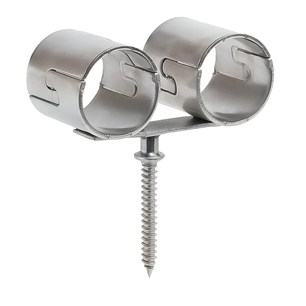 Abrazadera doble AISI-304