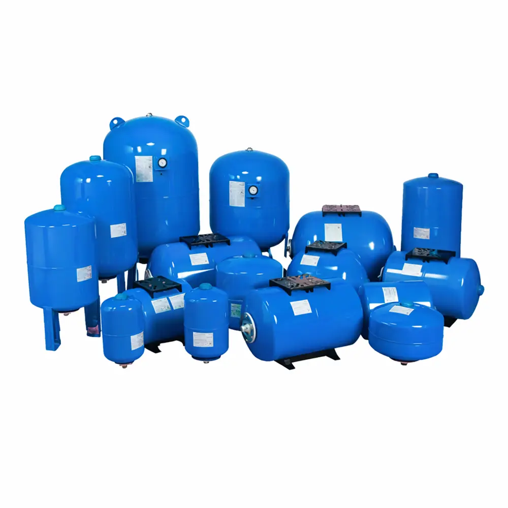 Acumulador hidroneumático azul