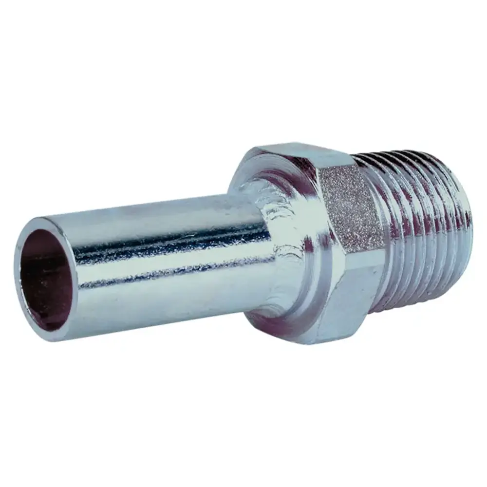 Adaptador macho acero al carbono