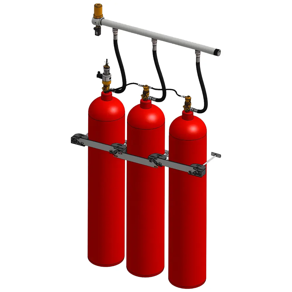 Batería cilindros CO2