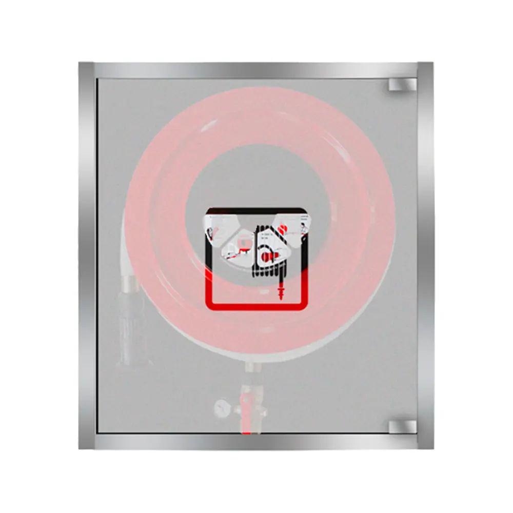 Bie 25 fija inox puerta cristal<br>750 x 660 x 205 mm