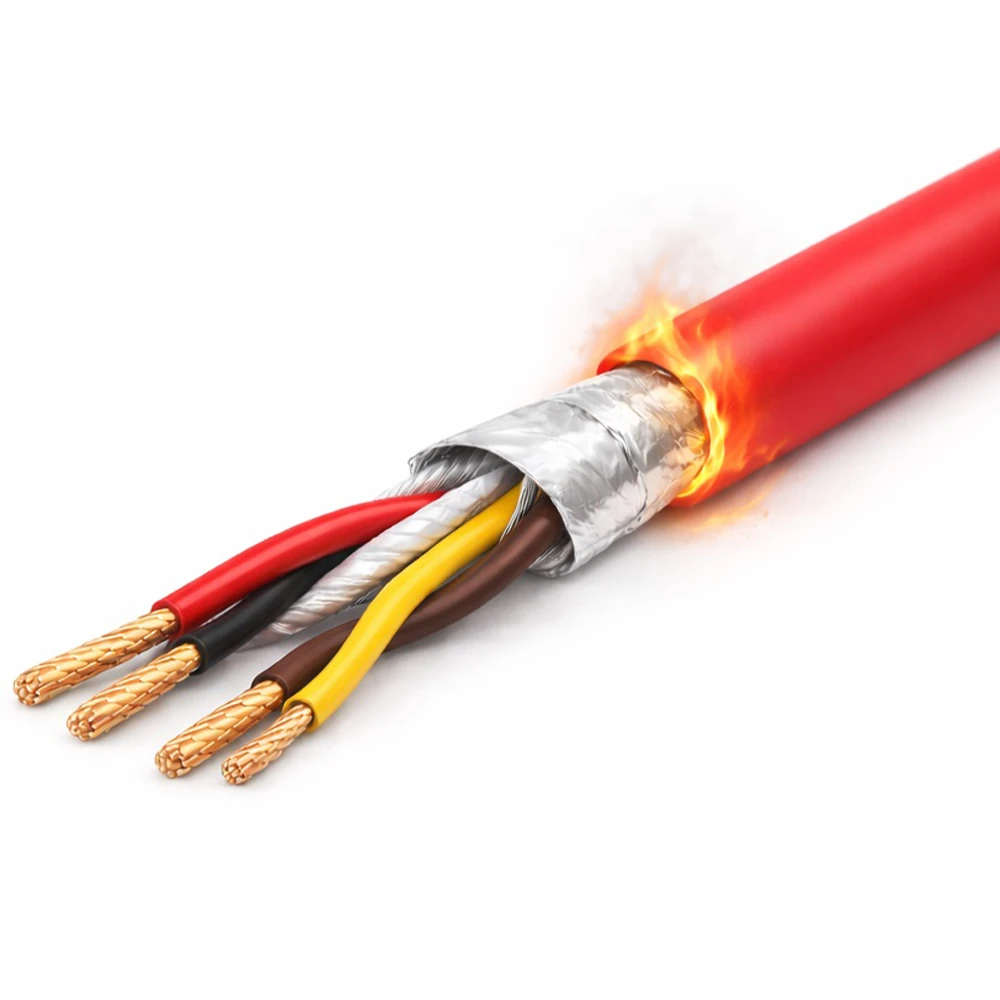 Cable 2 x 2 x 1,5 trenzado, apantallado y RF120