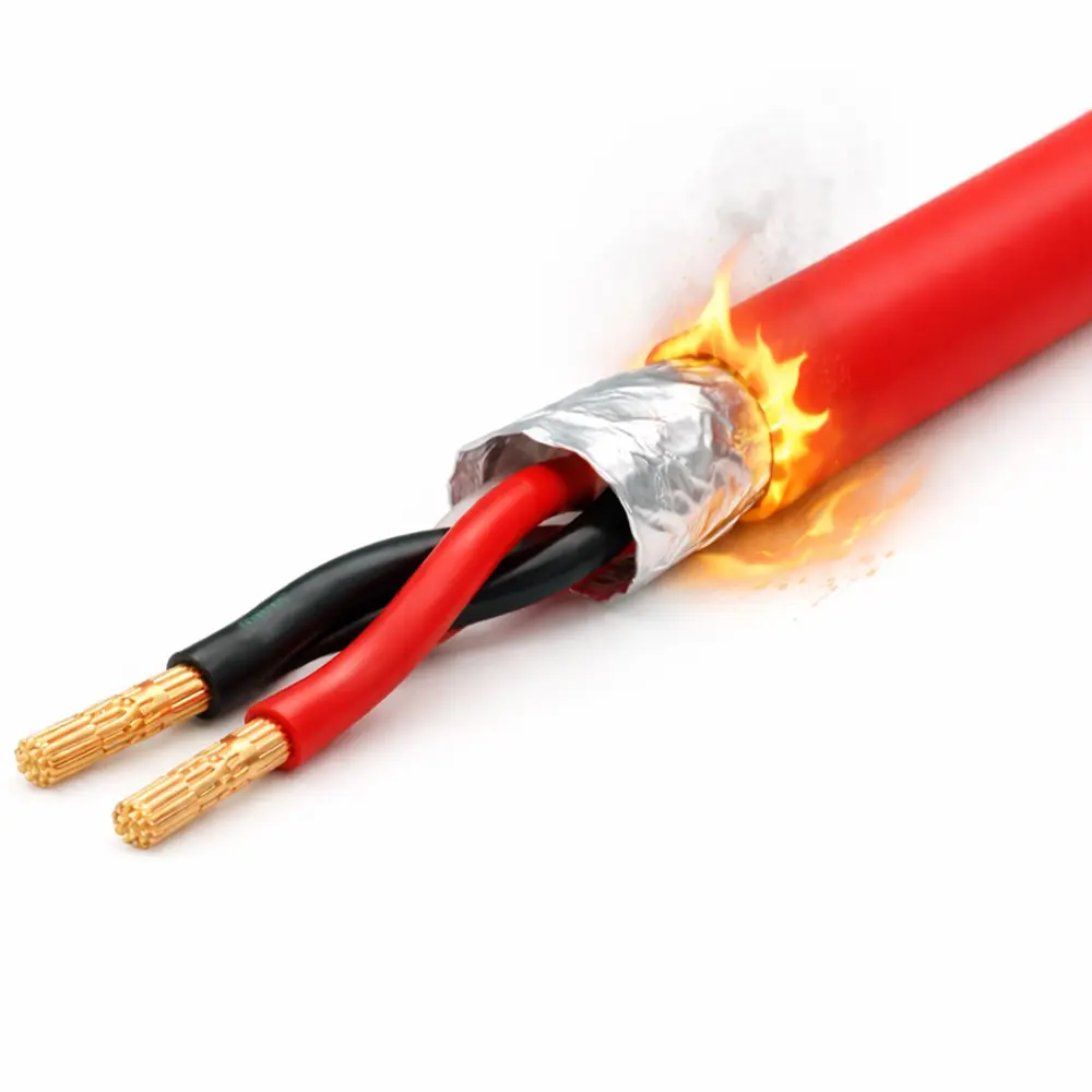 Cable 2 x 1,5 trenzado, apantallado y RF120