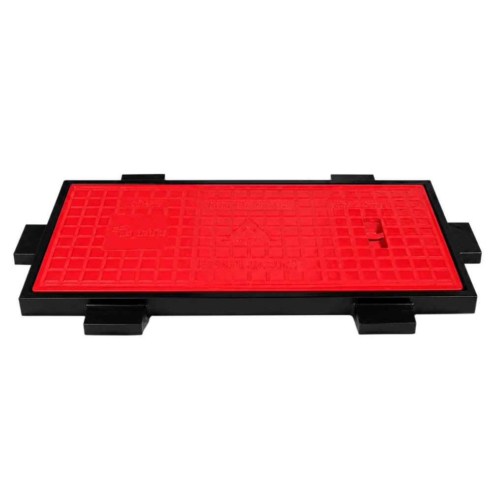 Cerco y tapa rectangular