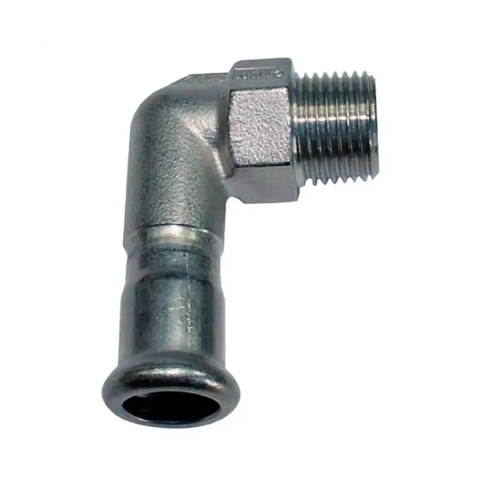 Codo 90º macho escuadra inoxidable