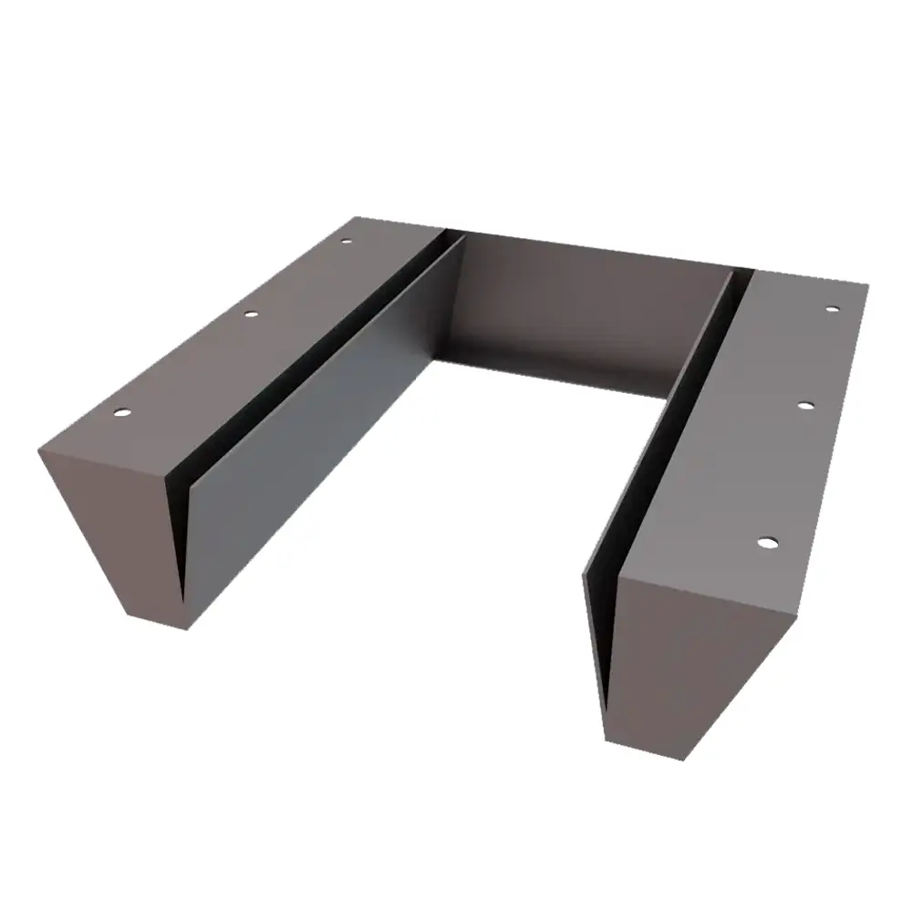 Collarín en 'C' intumescente inox