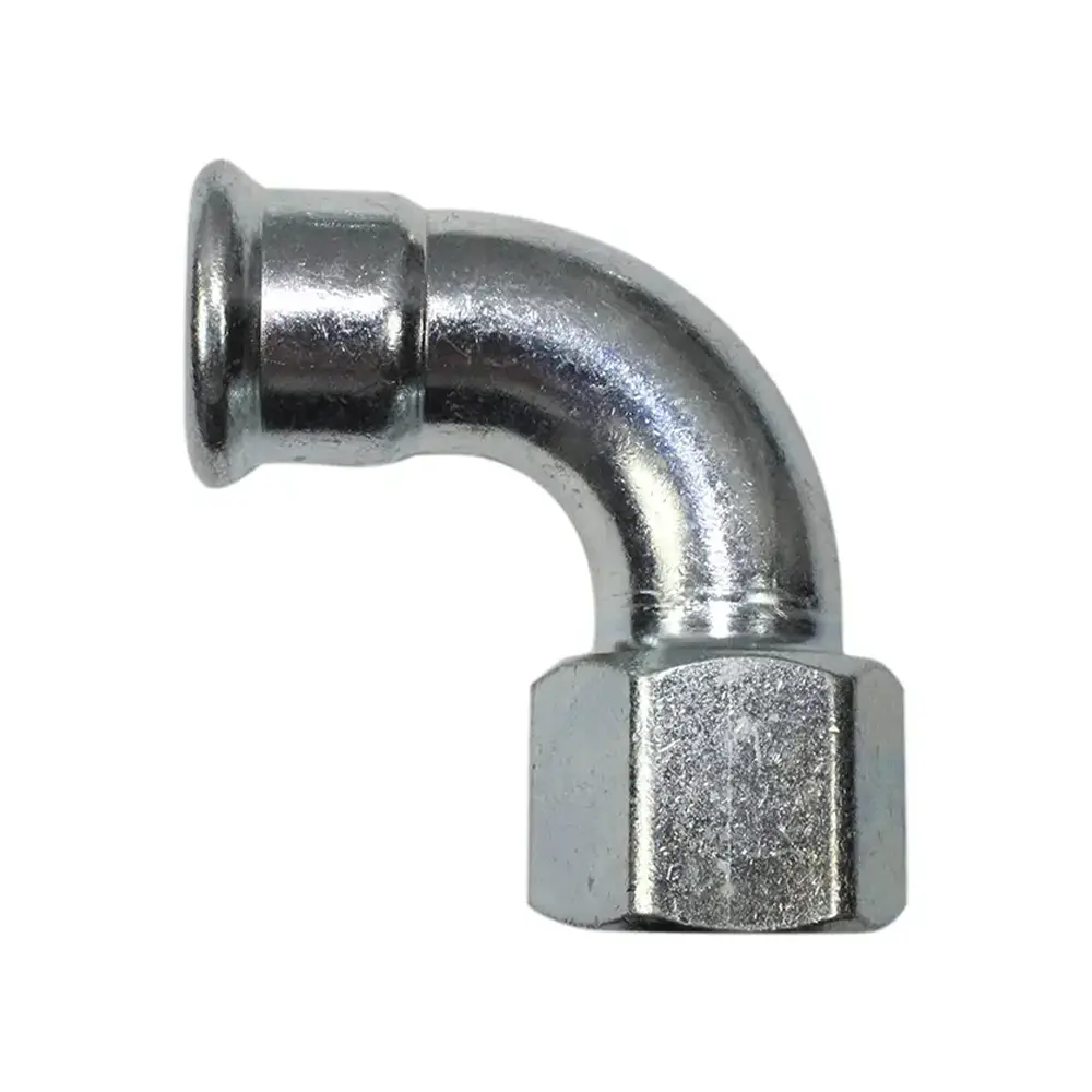 Curva roscada hembra acero al carbono