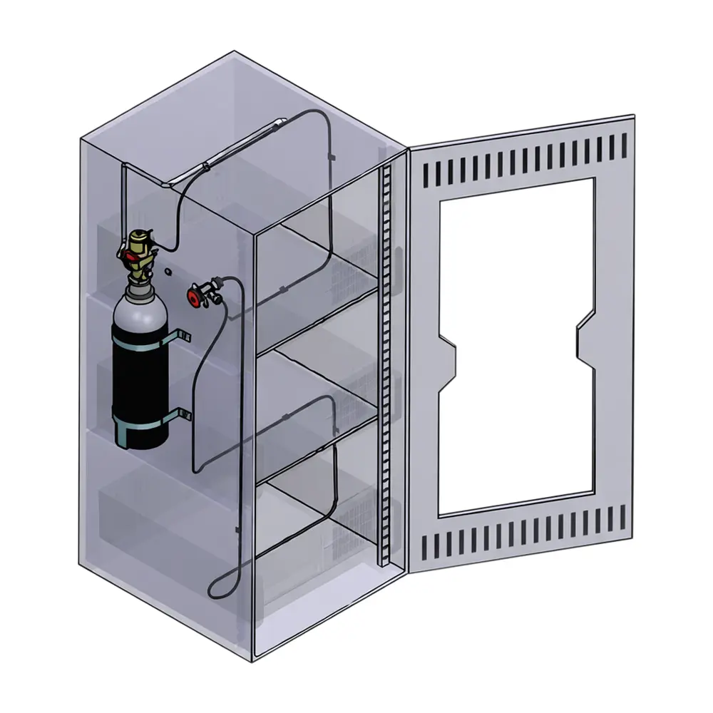 Kit extinción cuadro eléctrico ARMANfire descarga difusor