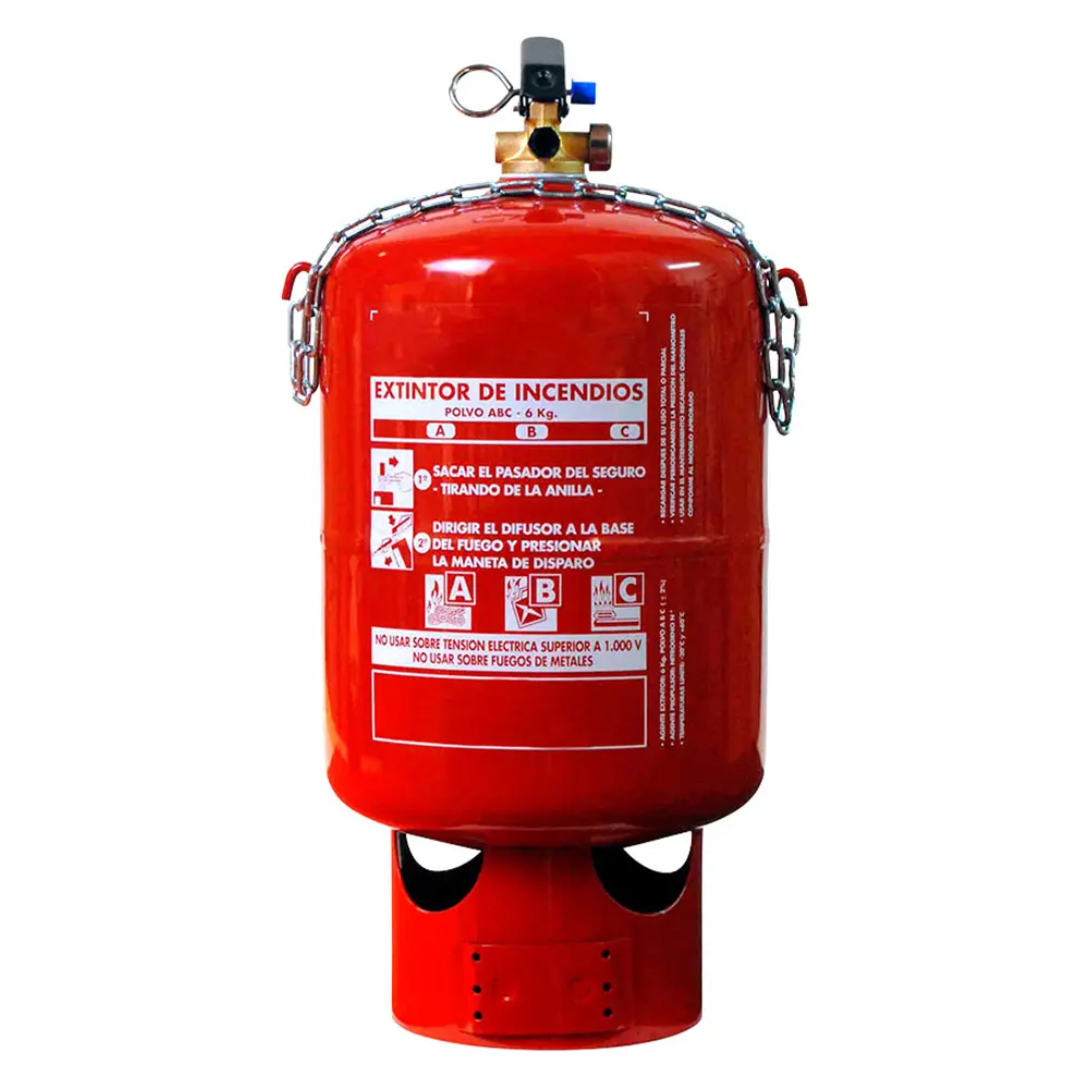Extintor polvo ABC 6 kg automático 