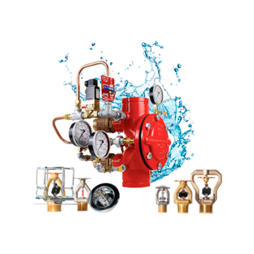 Puestos de control y sprinklers