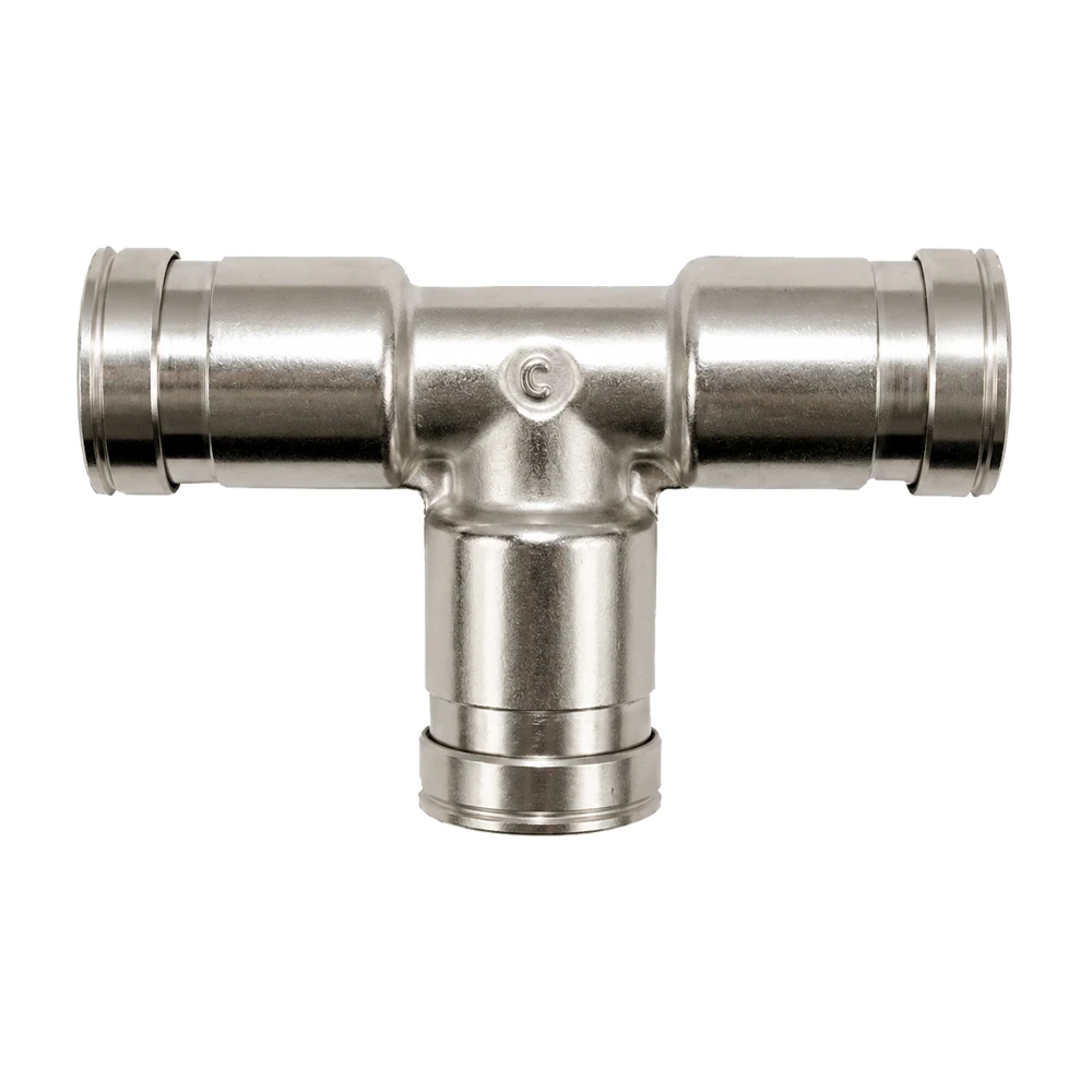 Te inox enlace rápido 10 mm