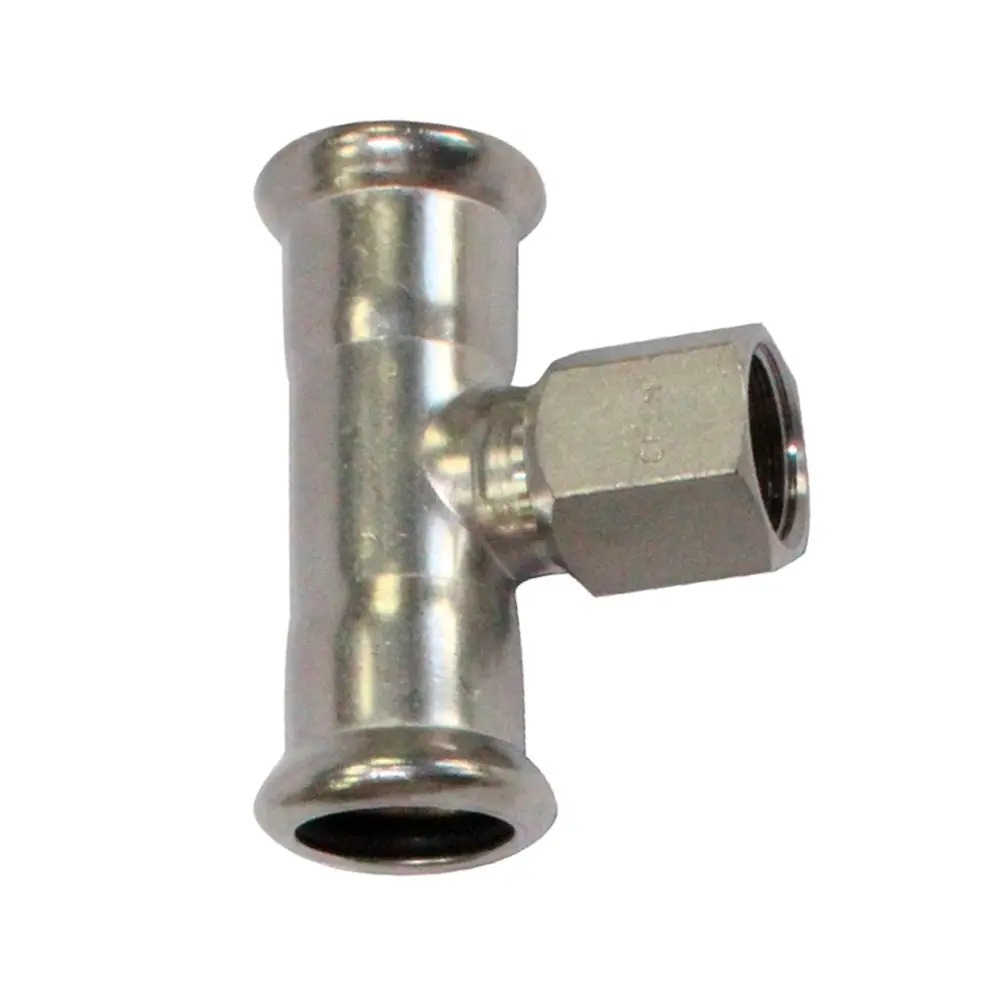 Te roscada inoxidable