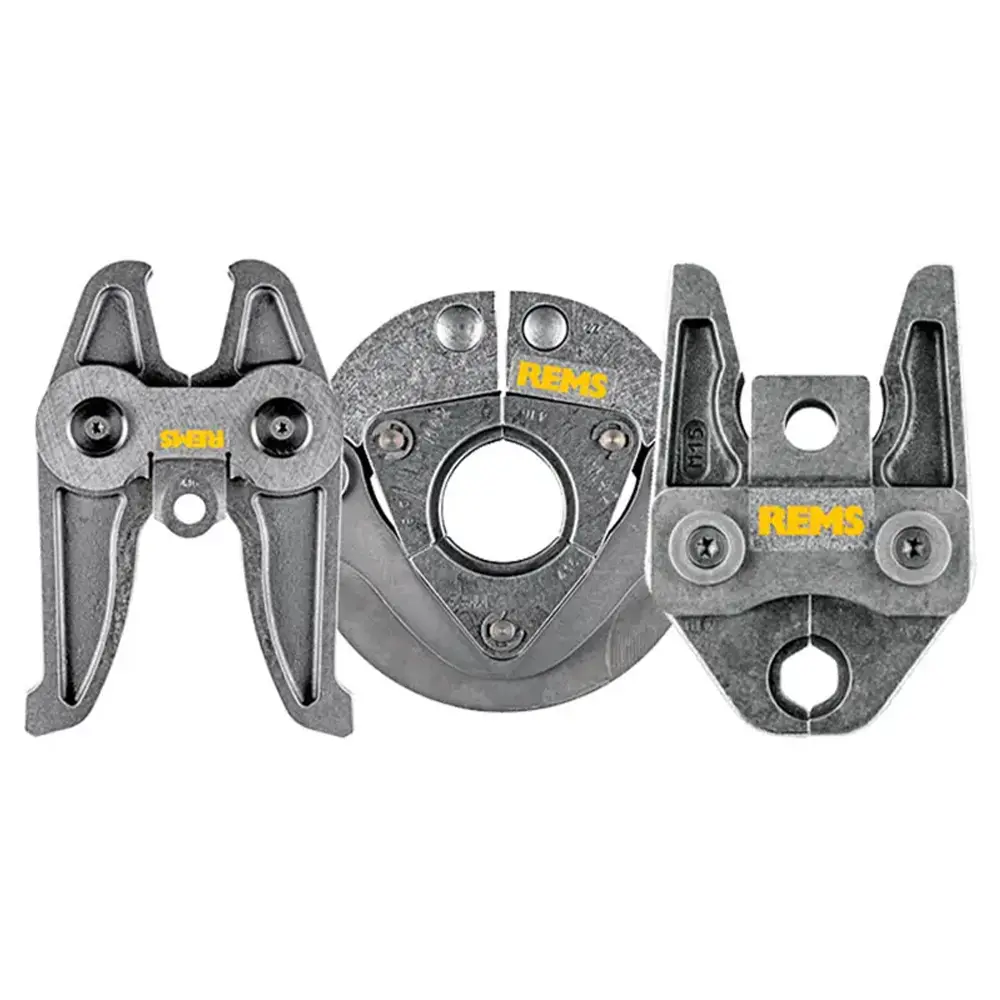 Tenazas, lazos y adaptadores para máquinas prensadoras