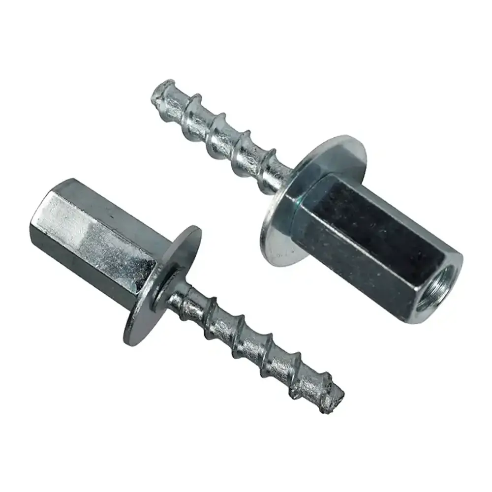 Tornillo de hormigón con manguito roscado