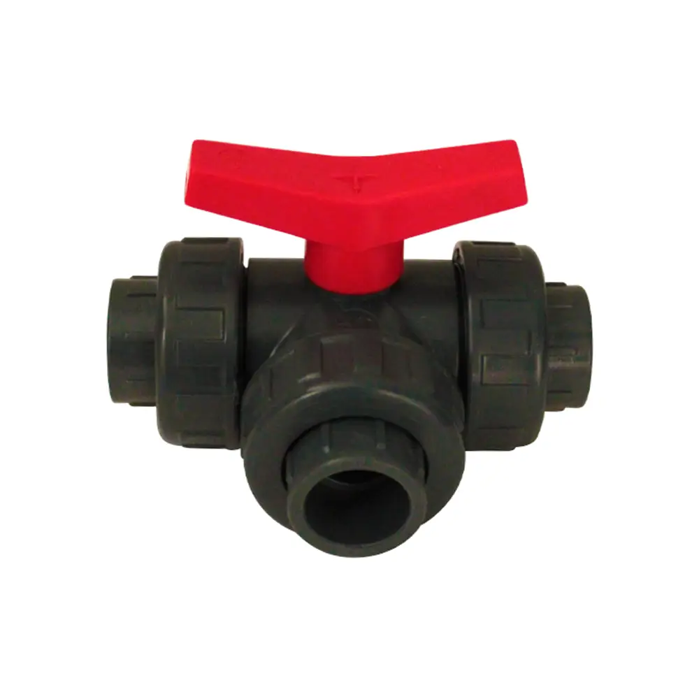 Válvula 3 vías 25 mm ABS