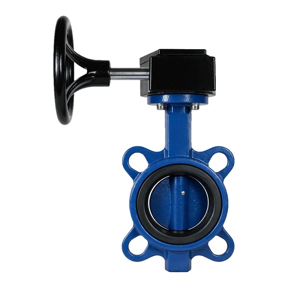 Válvula mariposa con volante wafer