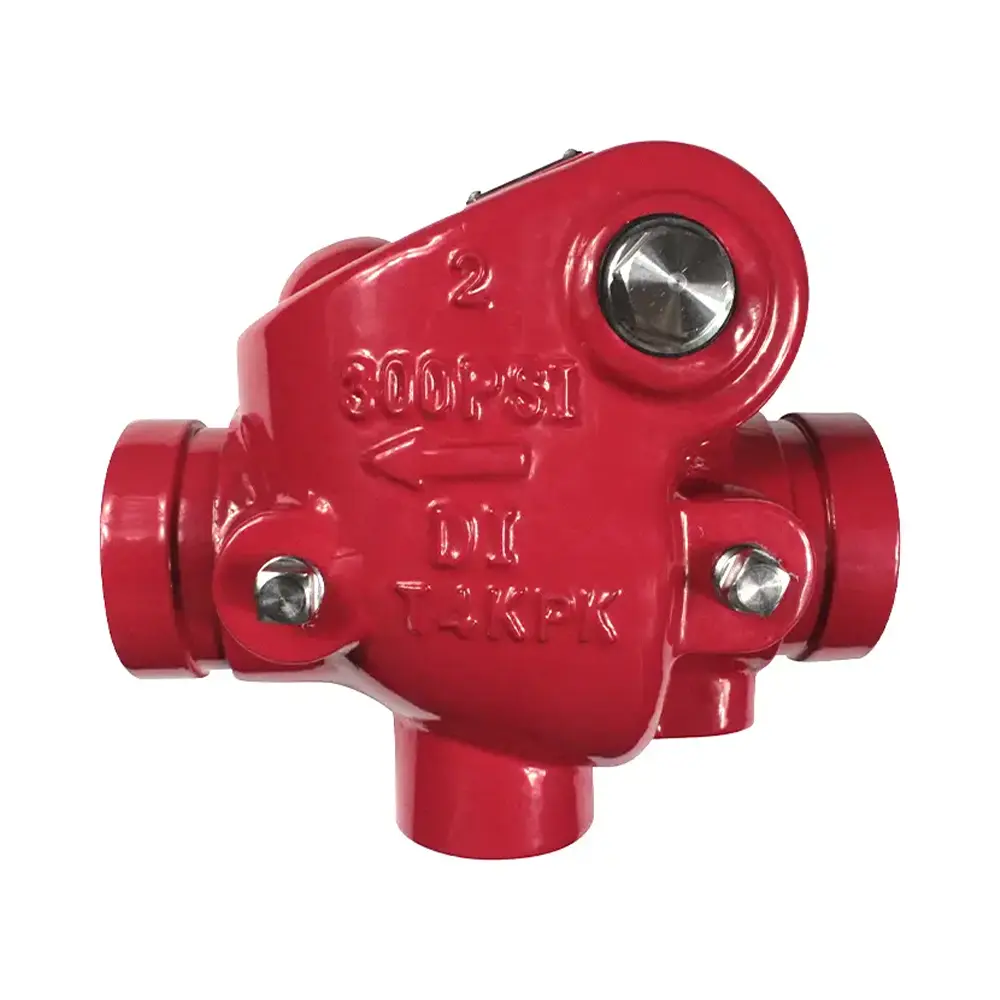 Válvula retención clapeta oscilante ranurada