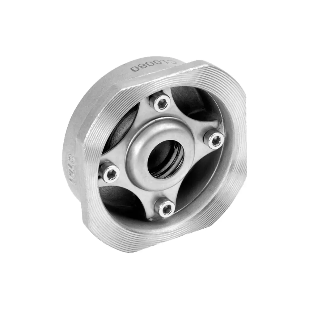 Válvula retención a disco inoxidable 