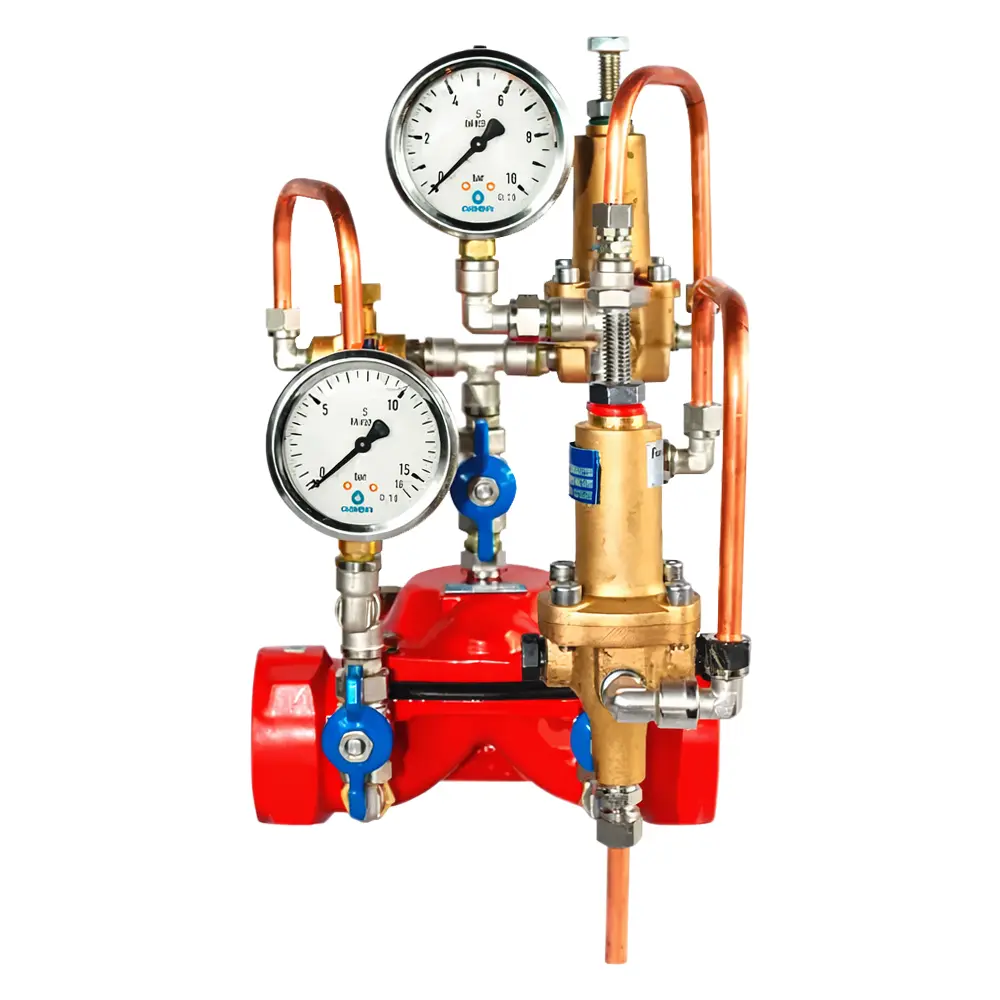 Válvula reductora de presión GAL100 con piloto de alivio