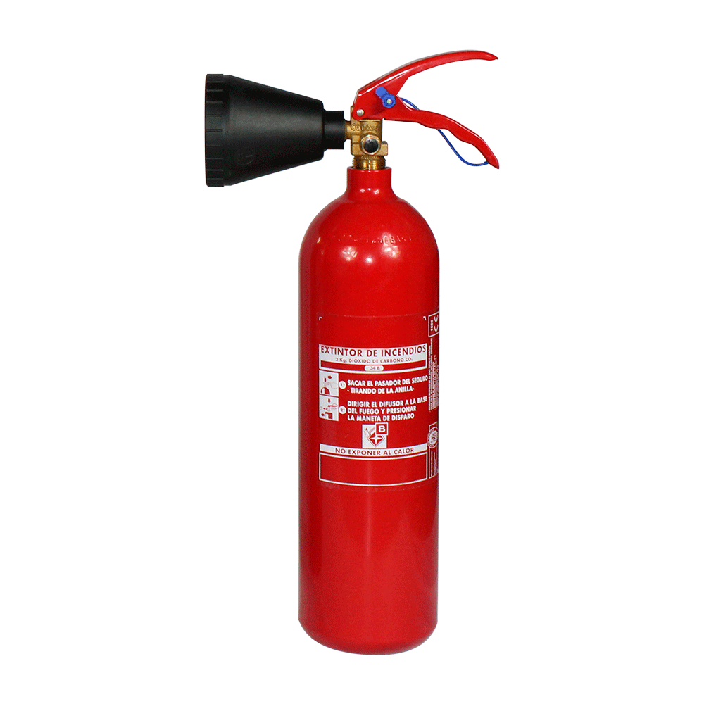 Extintor CO2 2kg – AQL Protección – Material contra incendios
